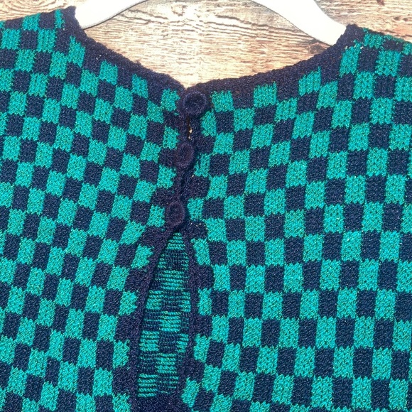 Mike Korwin vintage checkered sweater dress - Picture 5 of 6